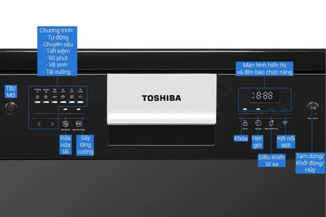 So sánh giá Máy rửa chén độc lập Toshiba DW-15F9(B)-VN rẻ nhất? - Ảnh 13