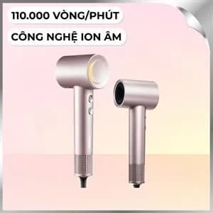 So sánh giá Máy sấy tóc tốc độ cao 1600W POVOS PH9909 Vàng Hồng rẻ nhất? - Ảnh 2