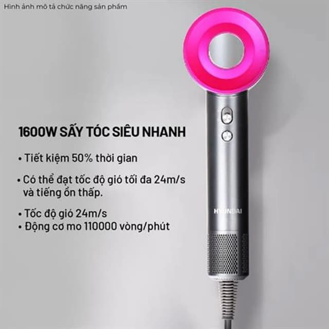 So sánh giá Máy sấy tóc tốc độ cao Hyundai HC-157-WH rẻ nhất? - Ảnh 6