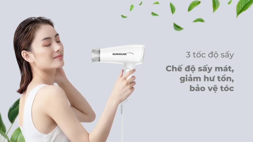 Máy sấy tóc tốc độ cao Sunhouse SHD2320 - Giá rẻ nhất hôm nay - Ảnh 15