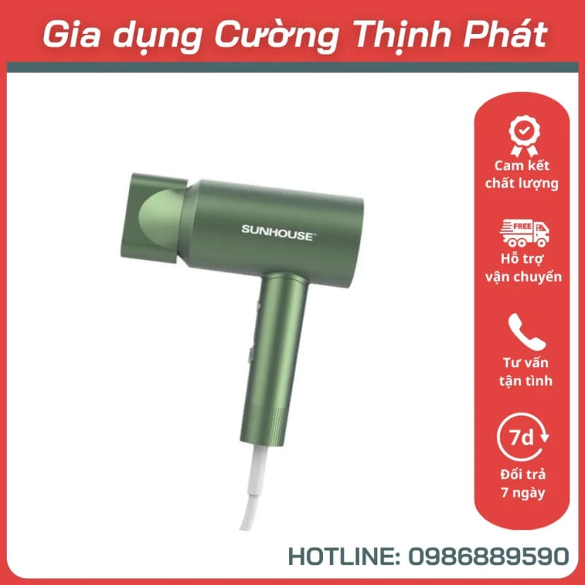 Máy sấy tóc tốc độ cao Sunhouse SHD2320 - Giá rẻ nhất hôm nay - Ảnh 10