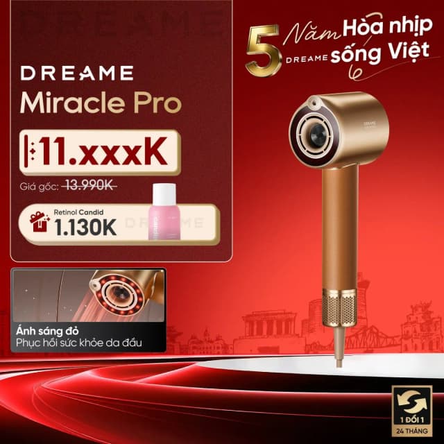 So sánh giá Máy sấy tóc và tạo kiểu đa năng Dreame Hair Miracle Pro AHX30 rẻ nhất? - Ảnh 18