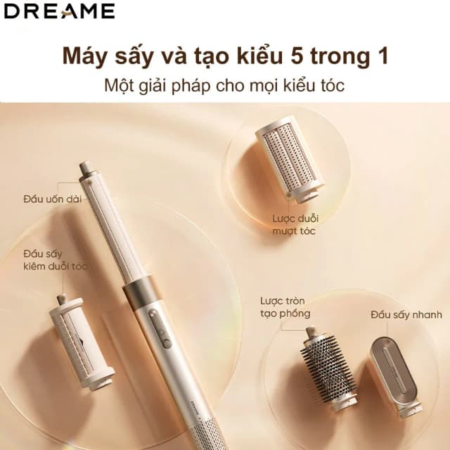 So sánh giá Máy sấy tóc và tạo kiểu đa năng tốc độ cao Dreame AHD51 Space Gray rẻ nhất? - Ảnh 16