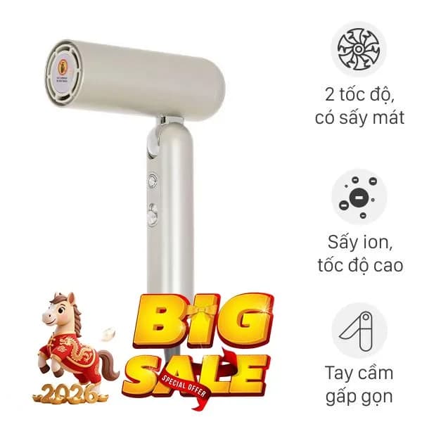 Máy sấy tóc và tạo kiểu đa năng tốc độ cao Dreame AHD51 Titanium Gold - Ảnh 11
