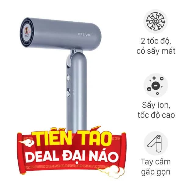 So sánh giá Máy sấy tóc và tạo kiểu đa năng tốc độ cao Dreame AHD51 Titanium Gold rẻ nhất? - Ảnh 4