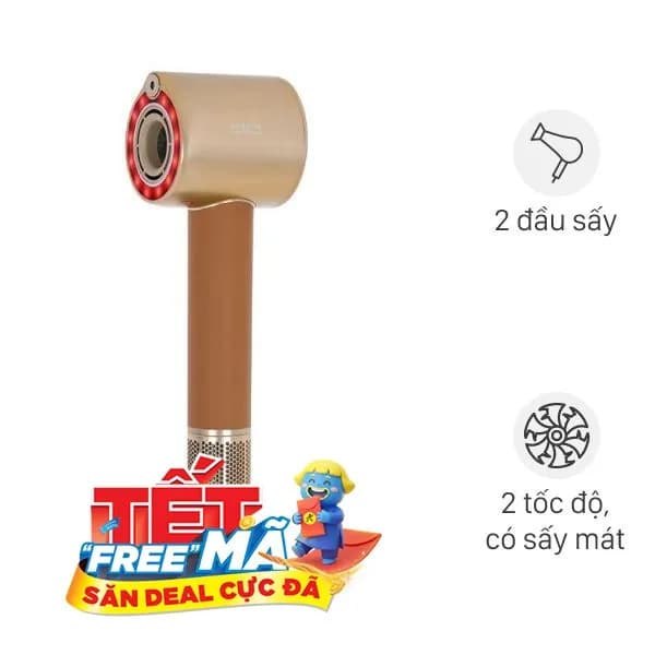 So sánh giá Máy sấy tóc và tạo kiểu đa năng tốc độ cao Dreame AHD51 Titanium Gold - Tìm sản phẩm giá rẻ nhất - Ảnh 6