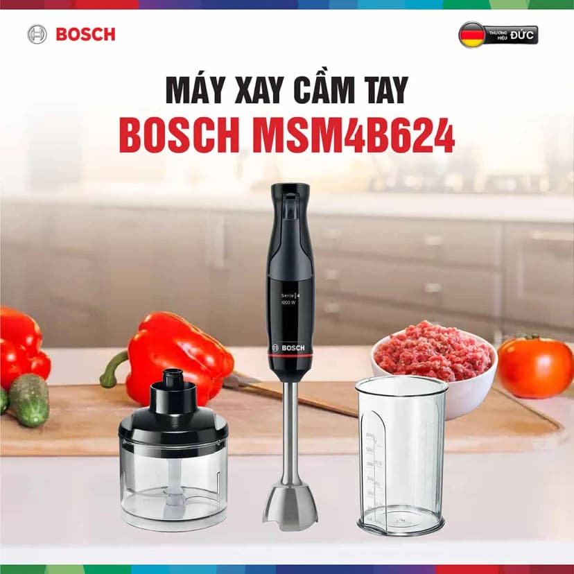 So sánh giá Máy xay cầm tay Bosch MSM4B624 - Tìm sản phẩm giá rẻ nhất - Ảnh 2