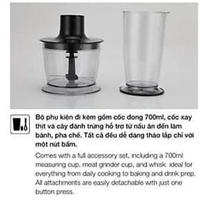 So sánh giá Máy xay cầm tay Hafele HS-HB800X (535.44.166) rẻ nhất? - Ảnh 9