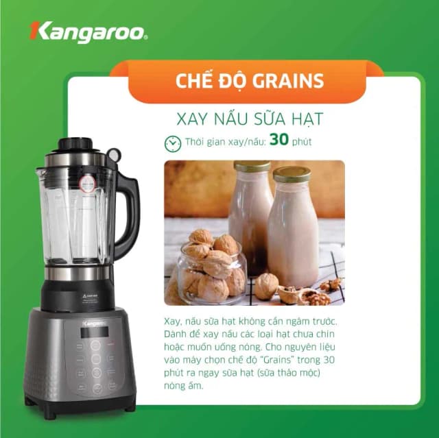 Top 1 so sánh giá Máy làm sữa hạt đa năng Kangaroo KG175HB1 - Tìm sản phẩm giá rẻ nhất - Ảnh 95