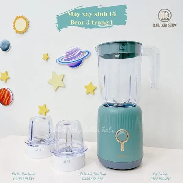 So sánh giá Máy xay sinh tố đa năng Bear BLD-155AE - 3 cối rẻ nhất? - Ảnh 6