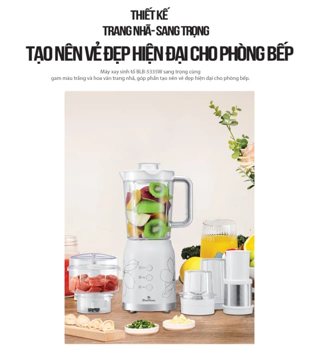 Top 1 so sánh giá Máy xay sinh tố đa năng Bluestone BLB-5345 - 4 cối - Tìm sản phẩm giá rẻ nhất - Ảnh 7