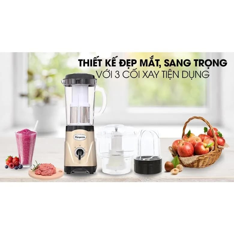 Máy xay sinh tố đa năng Kangaroo KGBL1000G - 2 cối - Giá rẻ nhất hôm nay - Ảnh 11