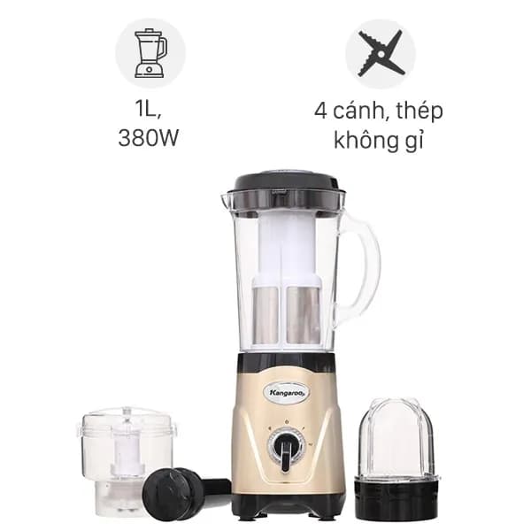 Máy xay sinh tố đa năng Kangaroo KGBL1000G - 2 cối - Giá rẻ nhất hôm nay - Ảnh 16