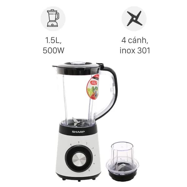 Máy xay sinh tố đa năng Sharp EM-SG1000-BK - Ảnh 11