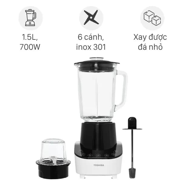 Máy xay sinh tố đa năng Toshiba BL-70GS1PV - Ảnh 6