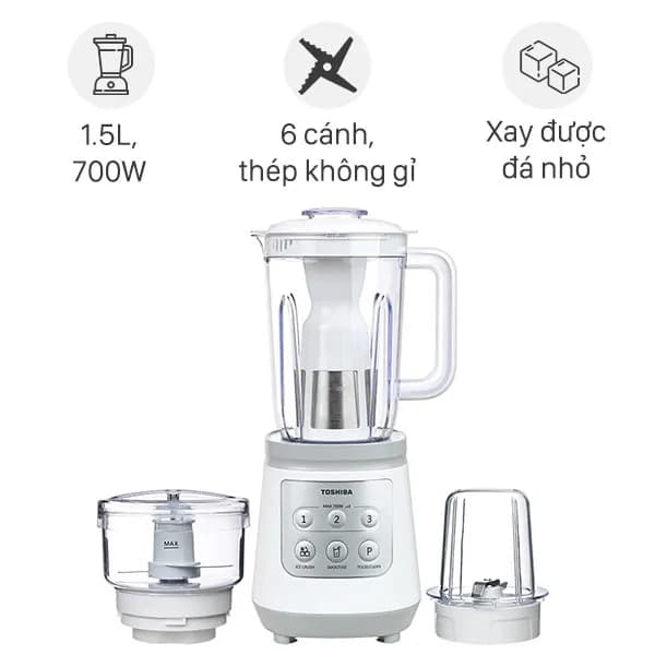 So sánh giá Máy xay sinh tố đa năng Toshiba BL-70PR2NV rẻ nhất? - Ảnh 3
