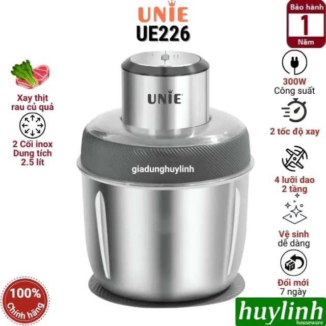 So sánh giá Máy xay thịt đa năng Unie UE226 300W 2.5 lít rẻ nhất? - Ảnh 3