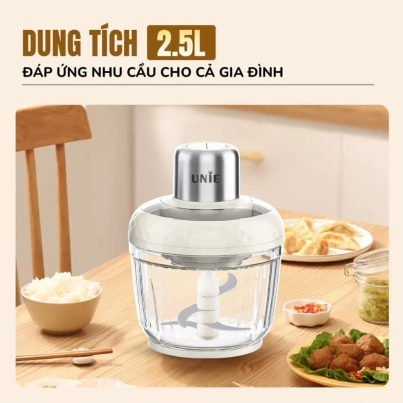 Máy xay thịt đa năng Unie UM366 400W 2.5 lít - Giá rẻ nhất hôm nay - Ảnh 4