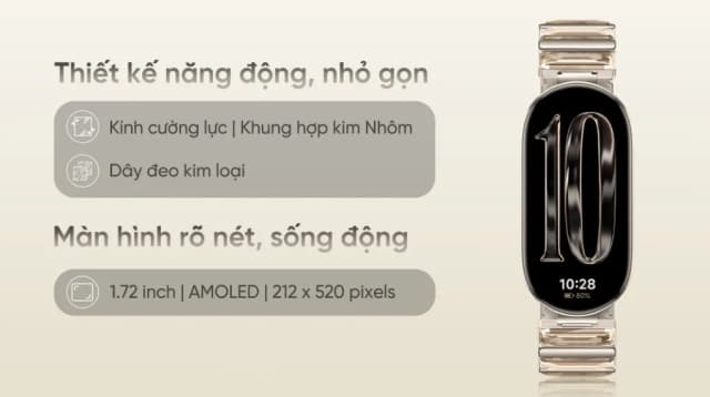 So sánh giá Vòng đeo tay thông minh Mi Band 10 viền nhôm rẻ nhất? - Ảnh 16