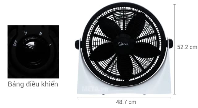 So sánh giá Quạt hộp Midea 5 cánh FB40-9H 55W rẻ nhất? - Ảnh 5