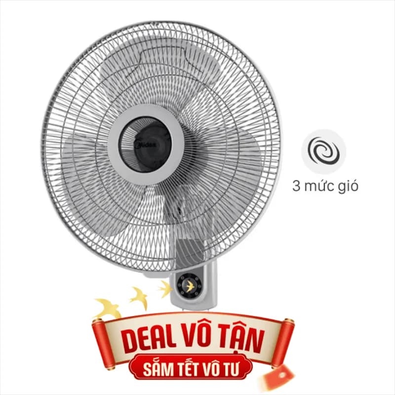 So sánh giá Quạt treo tường Midea 3 cánh FW40-6H 55W - Tìm sản phẩm giá rẻ nhất - Ảnh 11