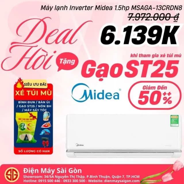 So sánh giá Máy lạnh Midea Inverter 1.5 HP MSAGA-13CRDN8 rẻ nhất? - Ảnh 19