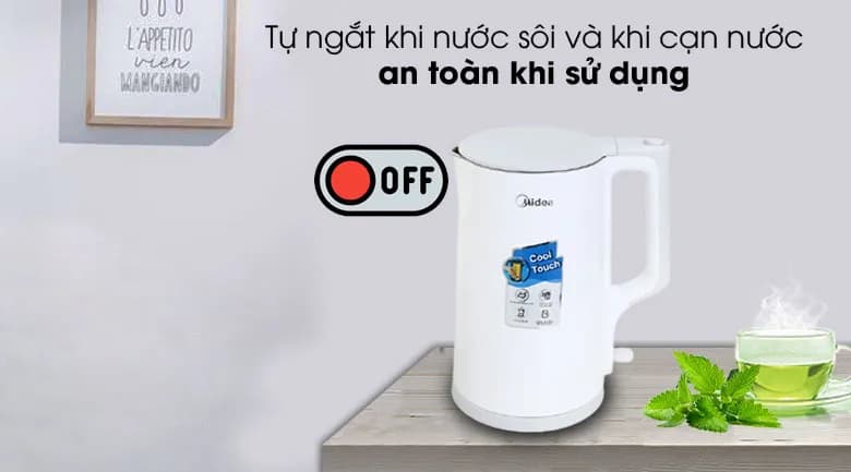 So sánh giá Bình đun siêu tốc Midea 1.7 lít MK-17DW - Tìm sản phẩm giá rẻ nhất - Ảnh 5