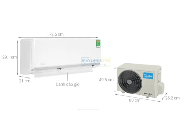 So sánh giá Máy lạnh Midea Inverter 1 HP MSAGA-10CRDN8 rẻ nhất? - Ảnh 10