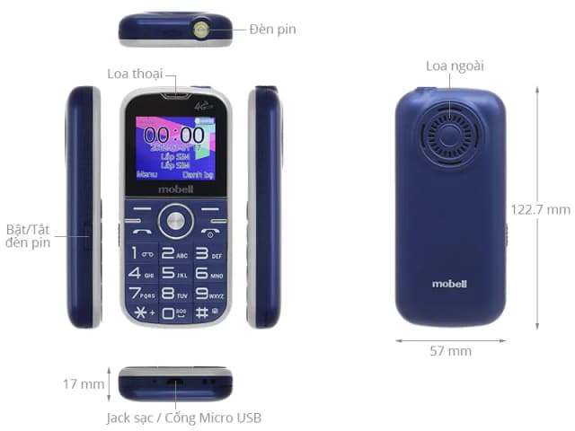 Điện thoại Mobell F209 - 4