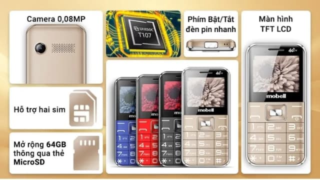 Điện thoại Mobell F309 4G - 10