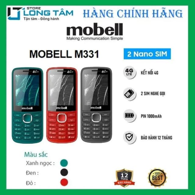 Điện thoại Mobell M331 4G - 18