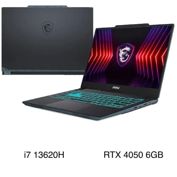 Laptop MSI Gaming Cyborg 14 A13VE - 090VN (i7 13620H, 16GB, 512GB, RTX 4050 6GB, Full HD+ 144Hz, Win11) - 1