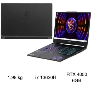 Laptop MSI Gaming Cyborg 15 A13VEK - 1423VN (i7 13620H, 16GB, 512GB, RTX 4050 6GB, Full HD 144Hz, Win11) - 3