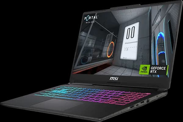 Laptop MSI Gaming Cyborg 15 Black Edition A13VE - A13VE-2410VN (i5 13420H, 16GB, 512GB, RTX 4050 6GB, Full HD 144Hz, Win11) - Giá rẻ nhất hôm nay - Ảnh 1