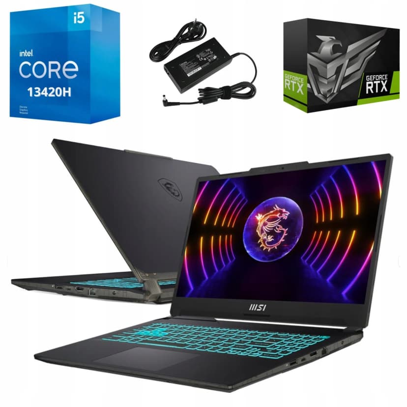 Laptop MSI Gaming Cyborg 15 Black Edition A13VE - A13VE-2410VN (i5 13420H, 16GB, 512GB, RTX 4050 6GB, Full HD 144Hz, Win11) - Giá rẻ nhất hôm nay - Ảnh 3