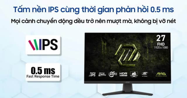 So sánh giá Màn hình Gaming MSI MAG 272F-X24 (27 inch, Full HD, IPS, 240Hz, 0.5ms) rẻ nhất? - Ảnh 16