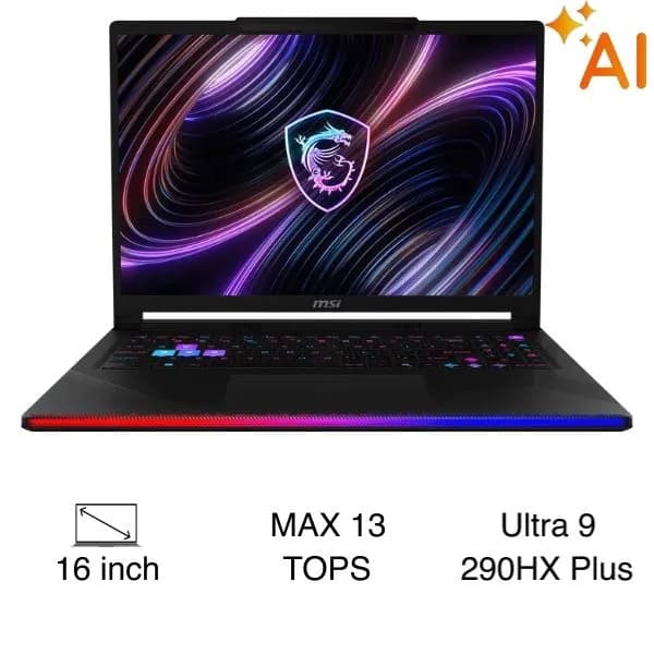 Laptop MSI Gaming Raider 16 MAX HX B2WI - 095VN (Ultra 9 290HX Plus, 64GB, 2TB, RTX 5080 16GB, QHD+ OLED 240Hz, Win11) - Giá rẻ nhất hôm nay - Ảnh 1