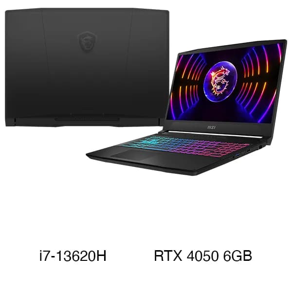 Laptop MSI Gaming Katana 15 B13VEK - 2256VN (i7 13620H, 16GB, 512GB, RTX4050 6GB, Full HD 144Hz, Win11) - 4