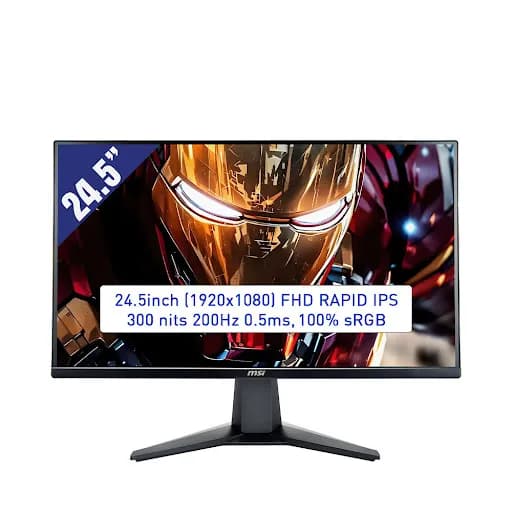 So sánh giá Màn hình Gaming MSI MAG 255F-E20 24.5 inch FHD/Rapid IPS/200Hz/0.5ms rẻ nhất? - Ảnh 2