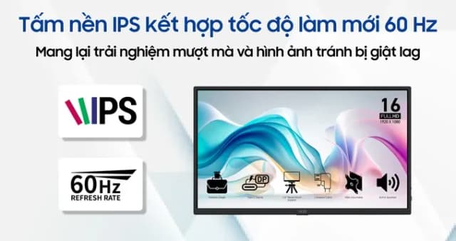 So sánh giá Màn hình di động MSI PRO MP165 E6 15.6 inch Full HD/IPS/60Hz/4ms rẻ nhất? - Ảnh 16