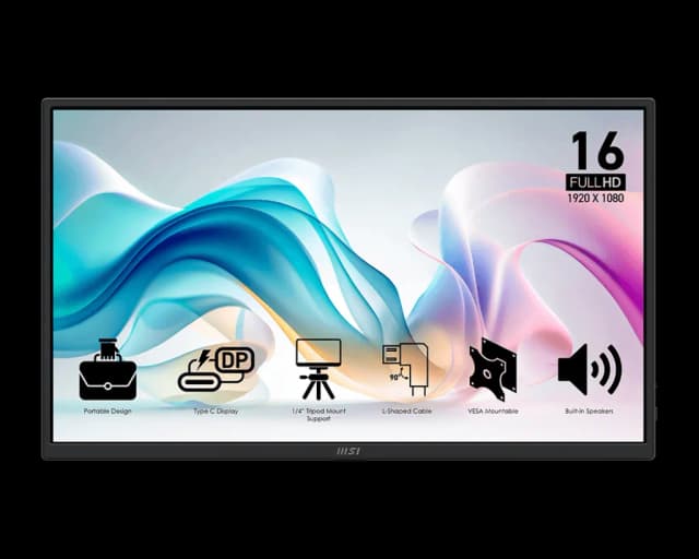 So sánh giá Màn hình di động MSI PRO MP165 E6 15.6 inch Full HD/IPS/60Hz/4ms rẻ nhất? - Ảnh 4