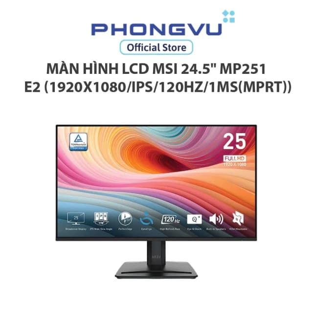 So sánh giá Màn hình MSI PRO MP251 E2 24.5 inch FHD/IPS/120Hz/1ms rẻ nhất? - Ảnh 18