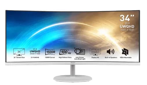 So sánh giá Màn hình MSI PRO MP341CQ 34 inch 3K/VA/100Hz/4ms rẻ nhất? - Ảnh 7