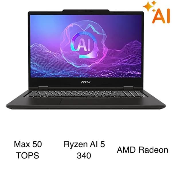 Laptop MSI Venture A14 AI+ A3HMG - 004VN (R5 AI 340, 16GB, 512GB, 2.8K OLED 120Hz, Win11) - Ảnh 4