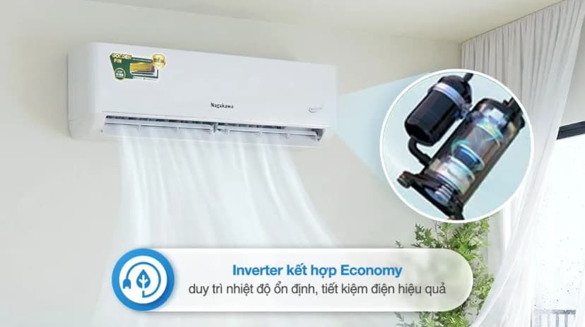 Máy lạnh Nagakawa Inverter 2 HP NIS-C18R2T62 - Giá rẻ nhất hôm nay - Ảnh 4