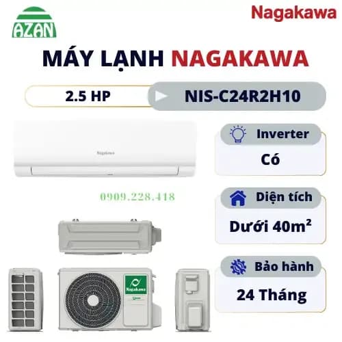 So sánh giá Máy lạnh Nagakawa Inverter 2.5 HP NIS-C24R2H10 rẻ nhất? - Ảnh 3