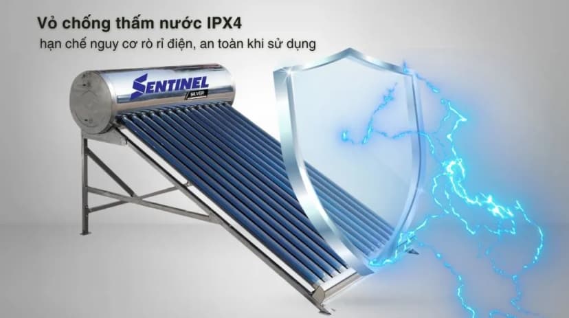 Máy nước nóng năng lượng mặt trời Sơn Hà 140 lít Sentinel Silver 58-140G - Giá rẻ nhất hôm nay - Ảnh 4