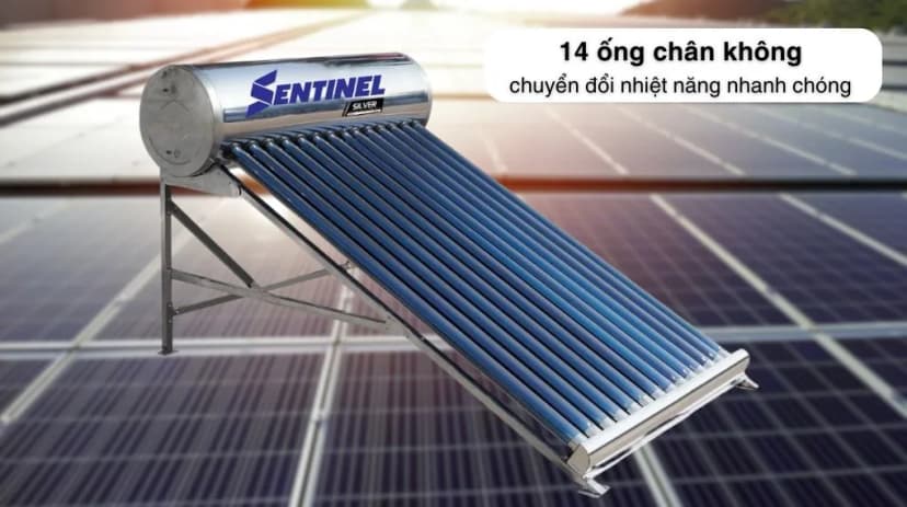 Máy nước nóng năng lượng mặt trời Sơn Hà 140 lít Sentinel Silver 58-140G - Giá rẻ nhất hôm nay - Ảnh 6