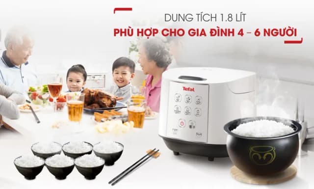 Top 1 so sánh giá Nồi cơm điện tử Tefal 1.8 lít RK733168 - Tìm sản phẩm giá rẻ nhất - Ảnh 33