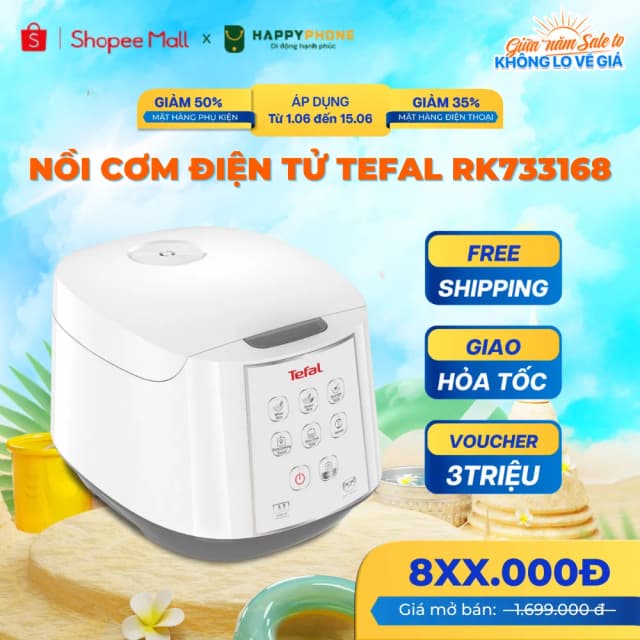 Top 1 so sánh giá Nồi cơm điện tử Tefal 1.8 lít RK733168 - Tìm sản phẩm giá rẻ nhất - Ảnh 51